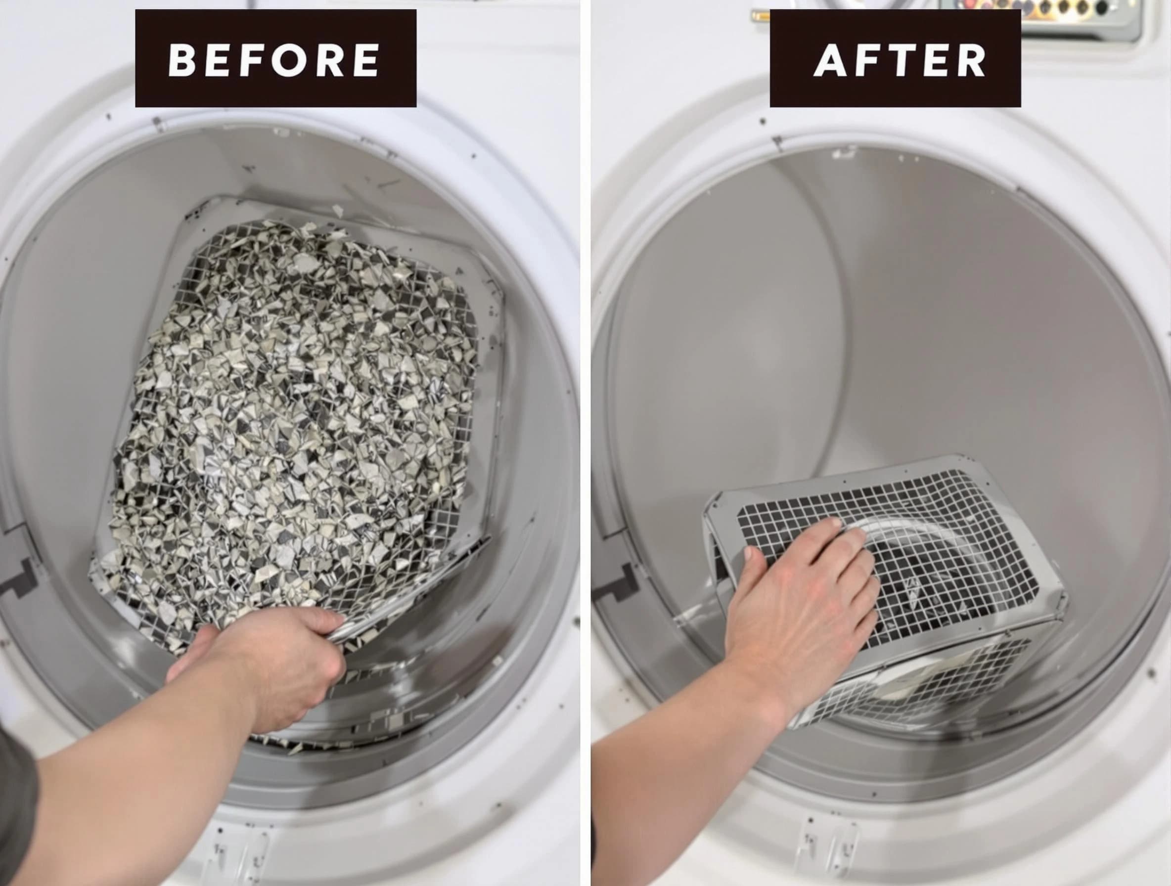 Professional lint trap cleaning by Nolensville Dryer Vent Cleaning in Nolensville