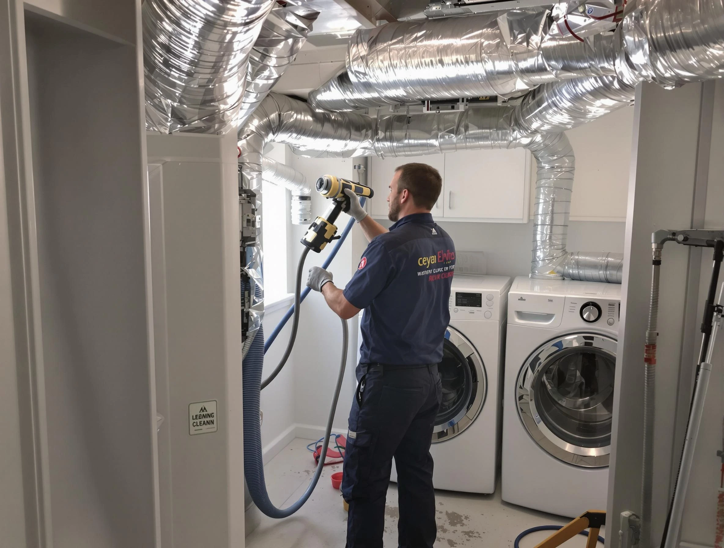 Nolensville Dryer Vent Cleaning specialist using advanced equipment for thorough duct cleaning in Nolensville